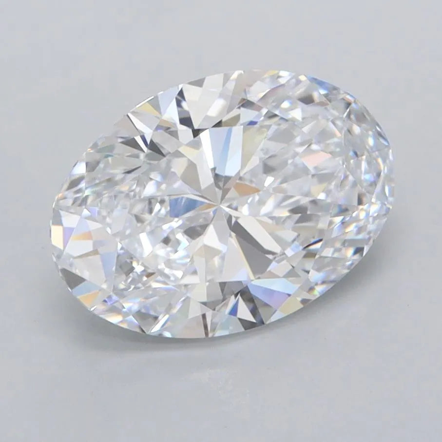 2.01ct Oval Lab Grown Diamond (Colour D, Clarity FL, IGI Certified)