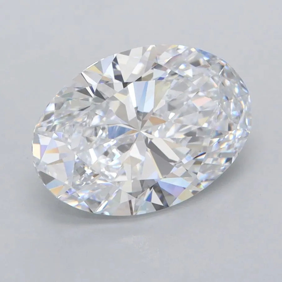 2.01ct Oval Lab Grown Diamond (Colour D, Clarity FL, IGI Certified)