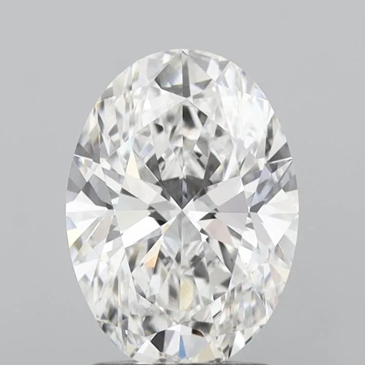 2.01ct Oval Lab Grown Diamond (Colour E, Clarity VS1, IGI Certified)