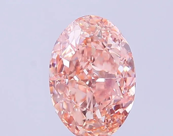 2.01ct Oval Lab Grown Diamond (Colour Fancy Vivid Pink, Clarity VS2, IGI Certified)