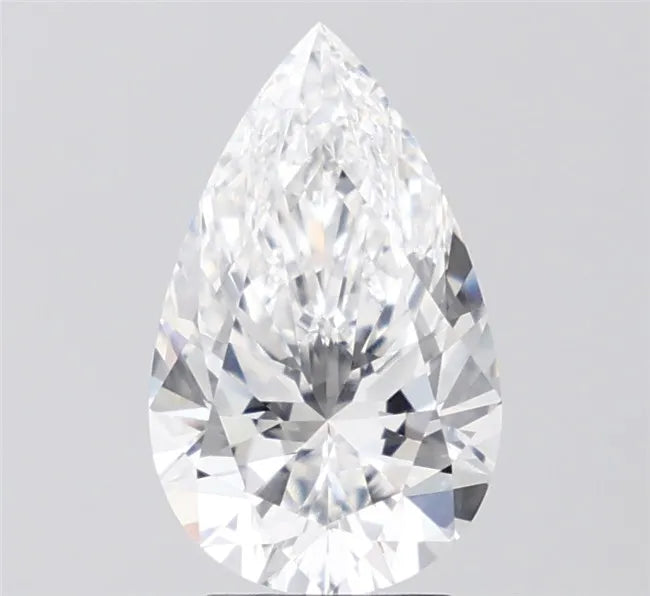 2.01ct Pear Lab Grown Diamond (Colour F, Clarity VVS2, IGI Certified)