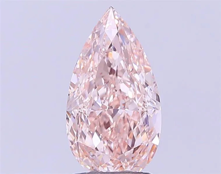 2.01ct Pear Lab Grown Diamond (Colour Fancy Intense Brownish Pink, Clarity VS1, IGI Certified)