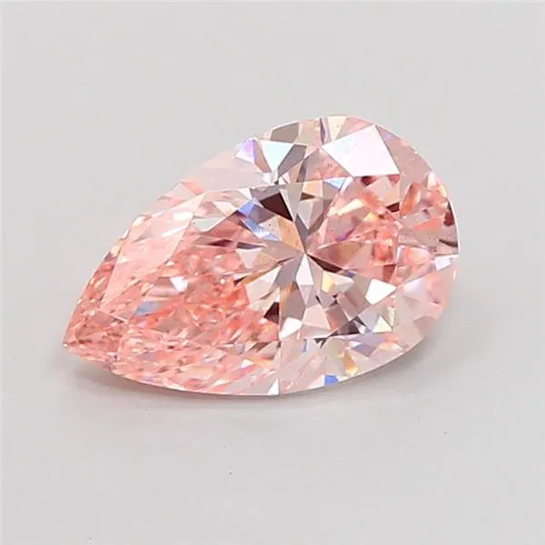 2.01ct Pear Lab Grown Diamond (Colour Fancy Intense Pink, Clarity VS2, IGI Certified)