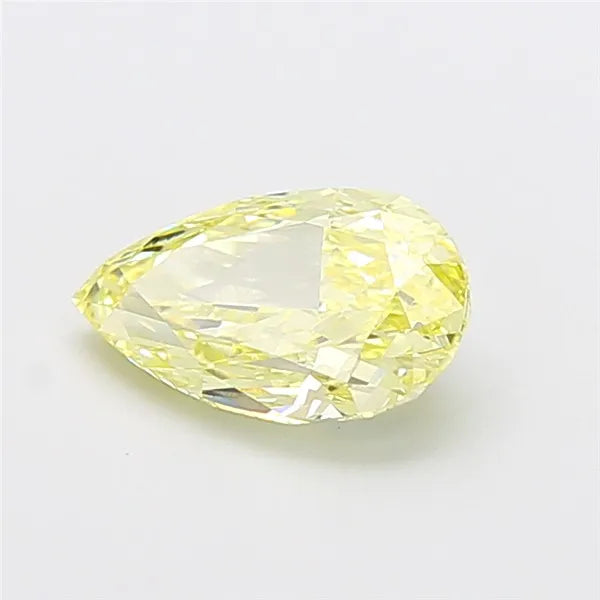 2.01ct Pear Lab Grown Diamond (Colour Fancy Intense Yellow, Clarity VS1, IGI Certified)
