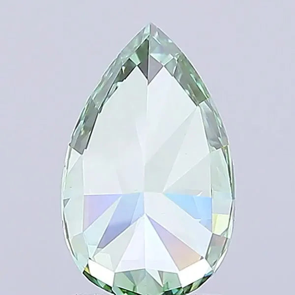 2.01ct Pear Lab Grown Diamond (Colour Fancy Vivid Green, Clarity VS1, IGI Certified)
