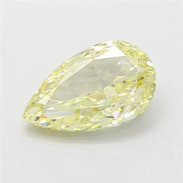 2.01ct Pear Lab Grown Diamond (Colour Fancy Yellow, Clarity VVS2, IGI Certified)