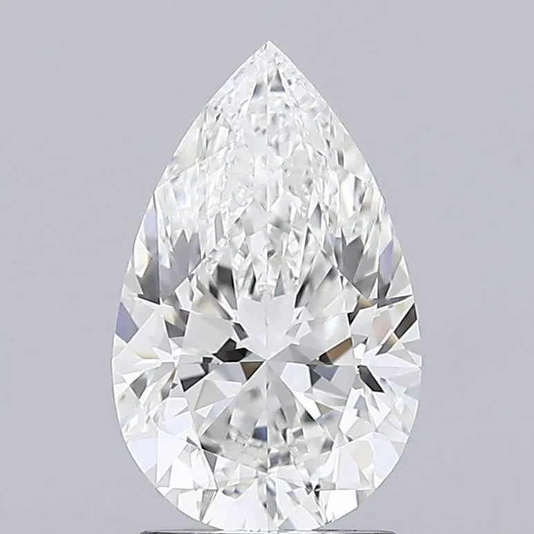 2.01ct Pear Lab Grown Diamond (Colour G, Clarity IF, IGI Certified)