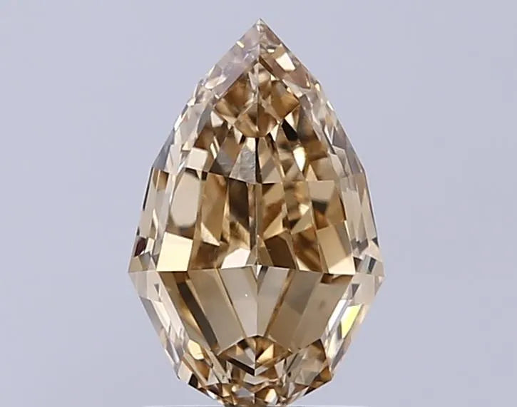 2.01ct Pear Natural Diamond (Colour Fancy Dark Yellowish Brown, Clarity VS2, GIA Certified)