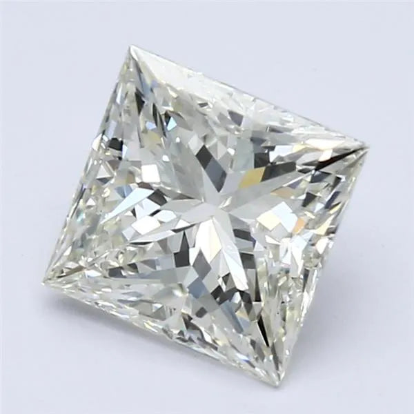 2.01ct Princess Natural Diamond (Colour K, Clarity VS1, GIA Certified)