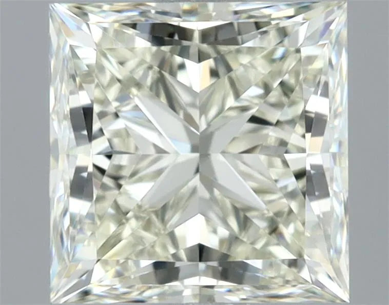 2.01ct Princess Natural Diamond (Colour K, Clarity VVS2, Cut VG, IGI Certified)