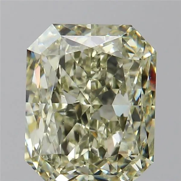 2.01ct Radiant Natural Diamond (Colour Fancy Light Green, Clarity VS2, GIA Certified)