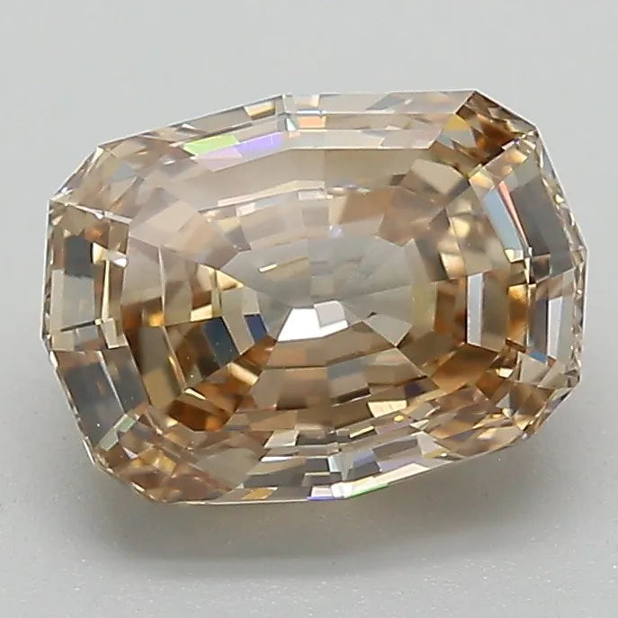 2.01ct Radiant Natural Diamond (Colour Fancy Yellowish Brown, Clarity VS1, Cut EX, GIA Certified)
