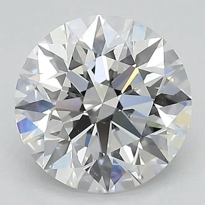 2.01ct Round Lab Grown Diamond (Colour D, Clarity VS2, Cut EX, GIA Certified)