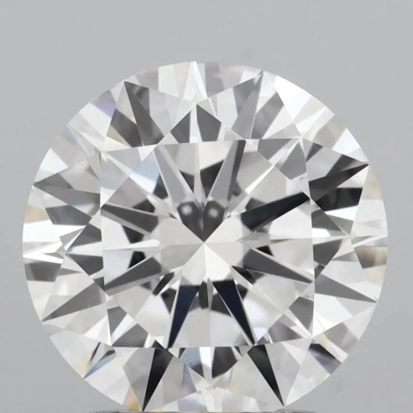 2.01ct Round Lab Grown Diamond (Colour F, Clarity VVS2, Cut EX, IGI Certified)
