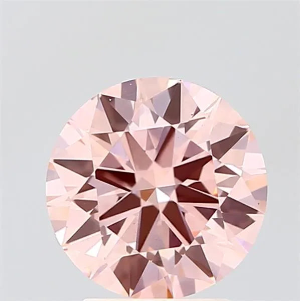 2.01ct Round Lab Grown Diamond (Colour Fancy Intense Pink, Clarity VS1, Cut EX, IGI Certified)