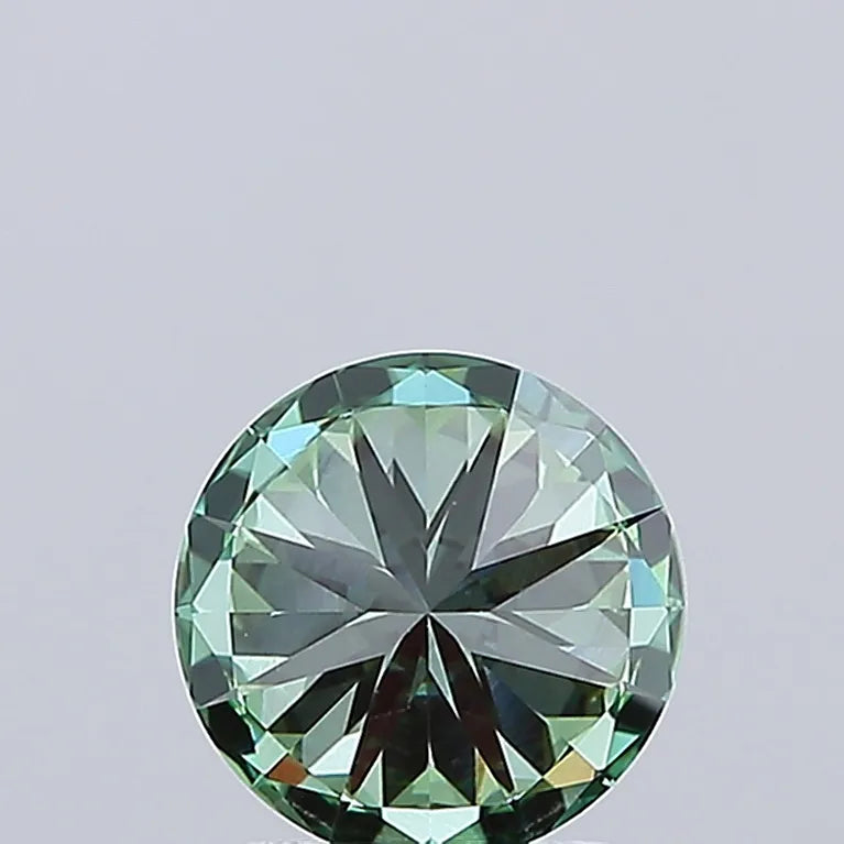2.01ct Round Lab Grown Diamond (Colour Fancy Vivid Green, Clarity VS1, Cut ID, IGI Certified)