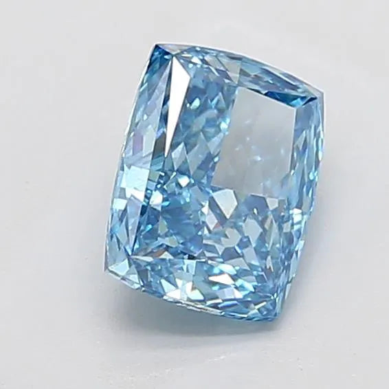 2.02ct Cushion modified Lab Grown Diamond (Colour Fancy Vivid Blue, Clarity SI1, IGI Certified)