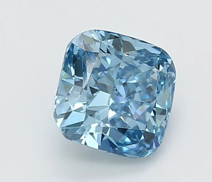 2.02ct Cushion modified Lab Grown Diamond (Colour Fancy Vivid Blue, Clarity VVS2, IGI Certified)