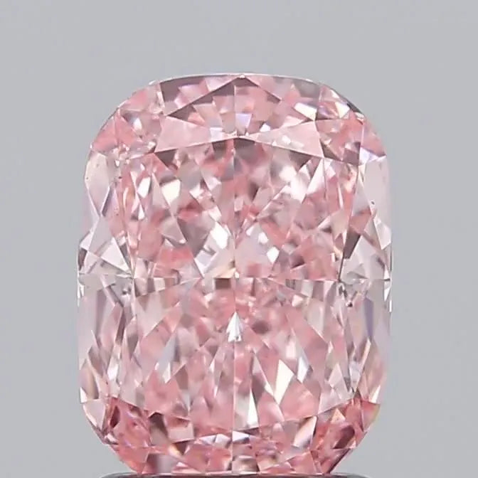 2.02ct Cushion modified Lab Grown Diamond (Colour Fancy Vivid Pink, Clarity VS1, IGI Certified)