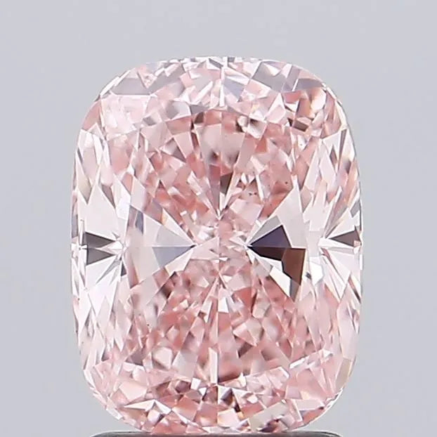 2.02ct Cushion modified Lab Grown Diamond (Colour Fancy Vivid Pink, Clarity VS1, IGI Certified)