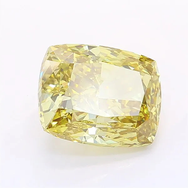 2.02ct Cushion modified Lab Grown Diamond (Colour Fancy Yellow, Clarity VS1, IGI Certified)