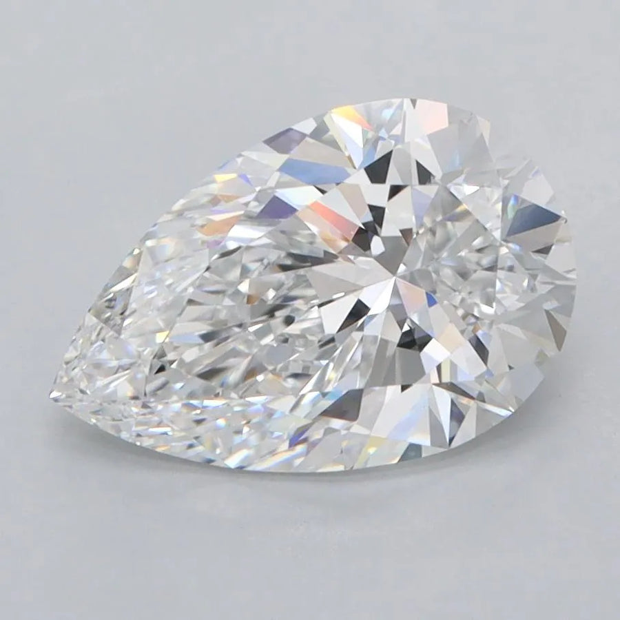 2.02ct Pear Lab Grown Diamond (Colour D, Clarity FL, IGI Certified)