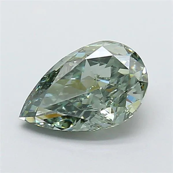 2.02ct Pear Lab Grown Diamond (Colour Fancy Intense Green, Clarity VVS2, IGI Certified)