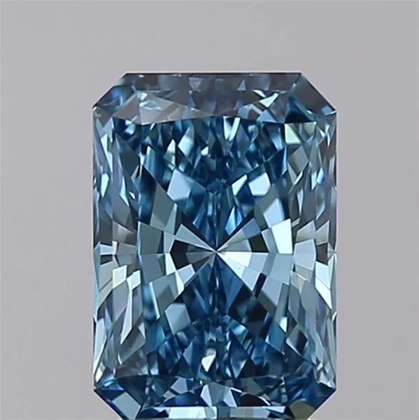 2.02ct Radiant Lab Grown Diamond (Colour Fancy Vivid Blue, Clarity VVS2, IGI Certified)