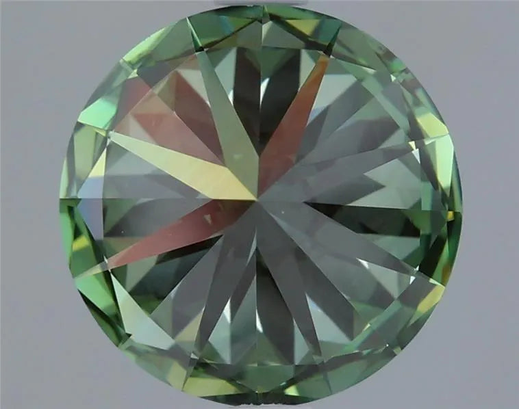 2.02ct Round Lab Grown Diamond (Colour Fancy Vivid Green, Clarity VS1, Cut ID, IGI Certified)