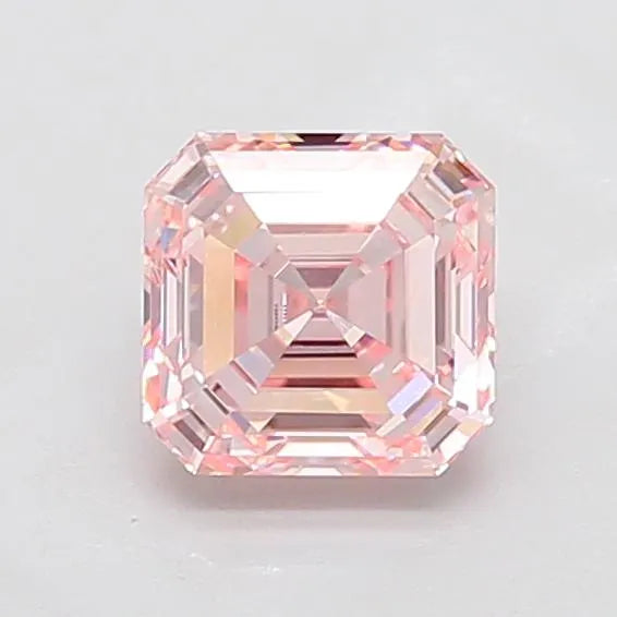 2.03ct Asscher Lab Grown Diamond (Colour Fancy Intense Pink, Clarity VVS2, IGI Certified)