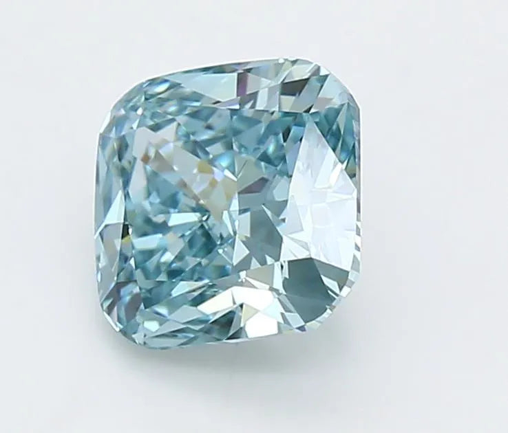 2.03ct Cushion modified Lab Grown Diamond (Colour Fancy Vivid Blue, Clarity VVS1, IGI Certified)