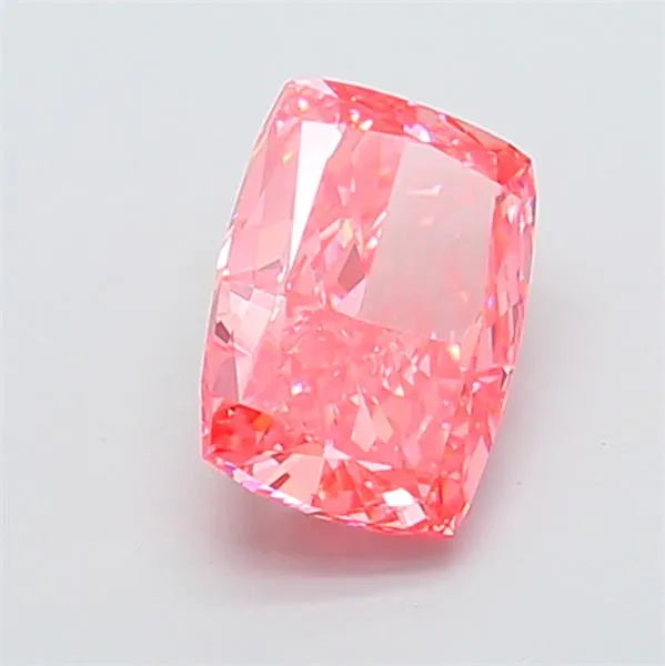 2.03ct Cushion modified Lab Grown Diamond (Colour Fancy Vivid Pink, Clarity VVS1, IGI Certified)