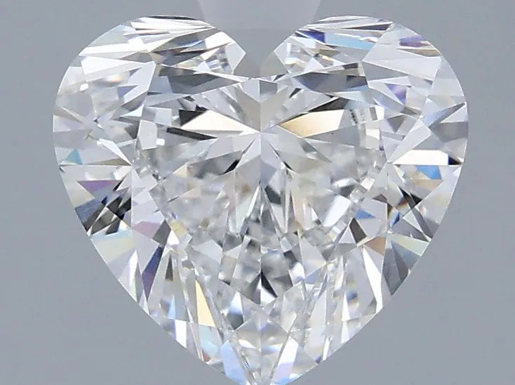 2.03ct Heart Lab Grown Diamond (Colour D, Clarity VVS2, IGI Certified)