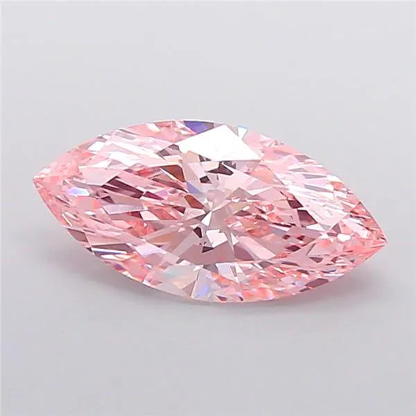2.03ct Marquise Lab Grown Diamond (Colour Fancy Vivid Pink, Clarity VS1, IGI Certified)
