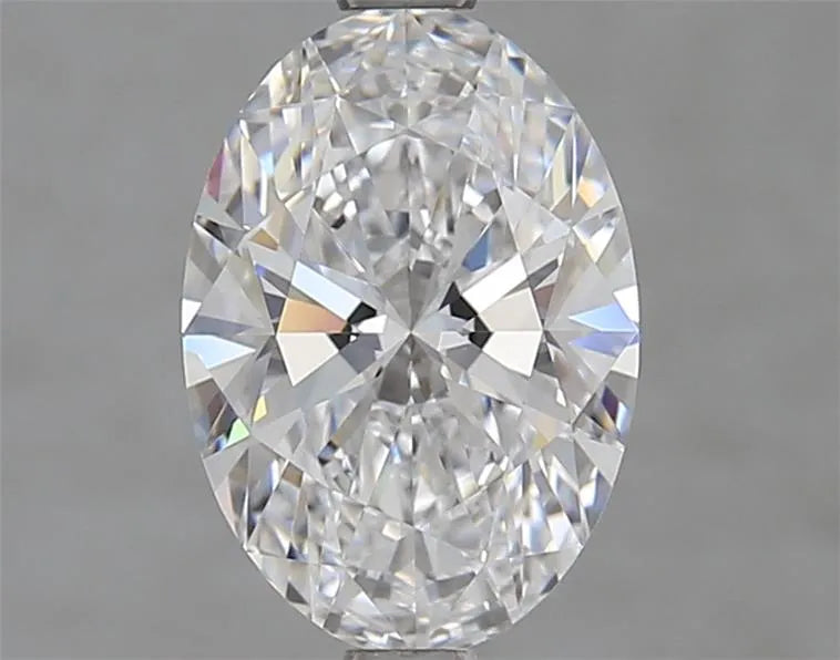2.03ct Oval Lab Grown Diamond (Colour D, Clarity IF, Cut EX, IGI Certified)