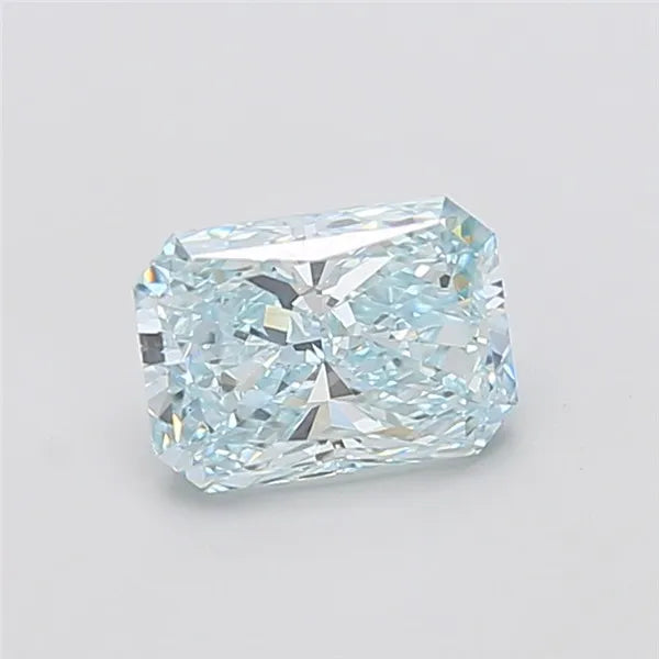 2.03ct Radiant Lab Grown Diamond (Colour Fancy Blue Green, Clarity VS1, IGI Certified)