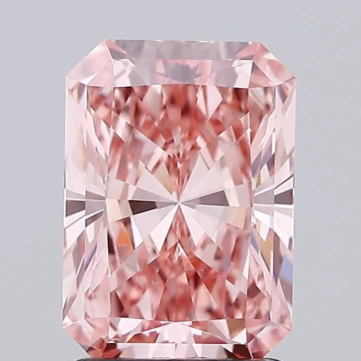 2.03ct Radiant Lab Grown Diamond (Colour Fancy Vivid Pink, Clarity VVS2, IGI Certified)