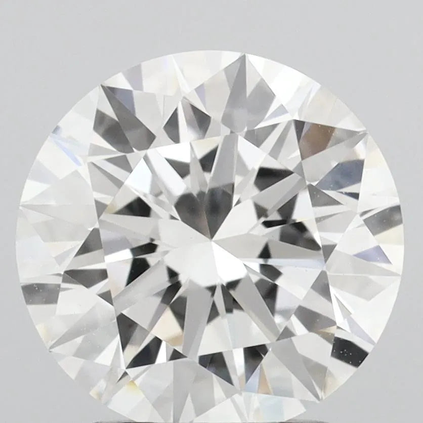 2.03ct Round Lab Grown Diamond (Colour F, Clarity VVS2, Cut ID, IGI Certified)