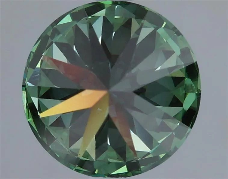 2.03ct Round Lab Grown Diamond (Colour Fancy Vivid Green, Clarity VS1, Cut EX, IGI Certified)