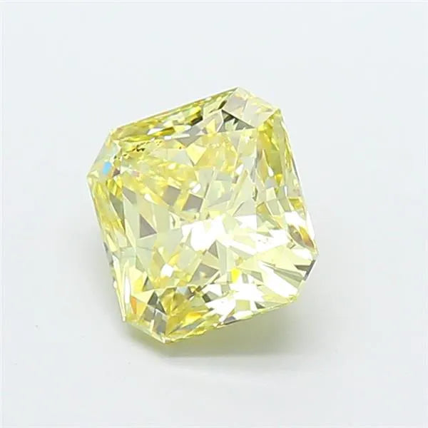 2.03ct Square radiant Lab Grown Diamond (Colour Fancy Yellow, Clarity VS2, IGI Certified)