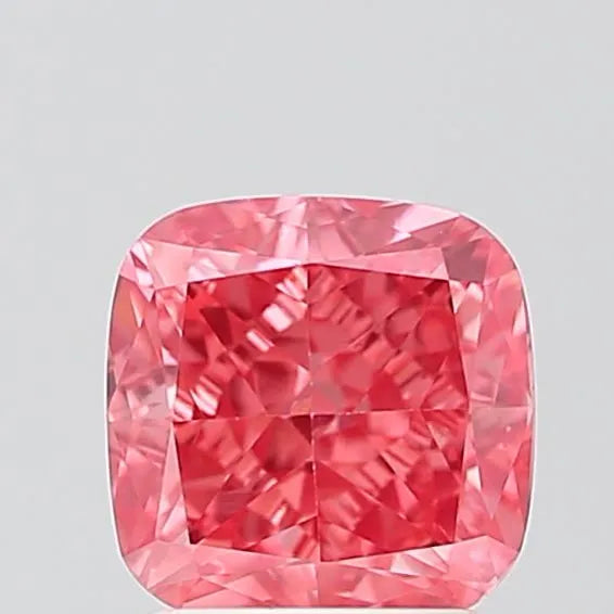 2.04ct Cushion brilliant Lab Grown Diamond (Colour Pink, Clarity VS1, Uncertified)