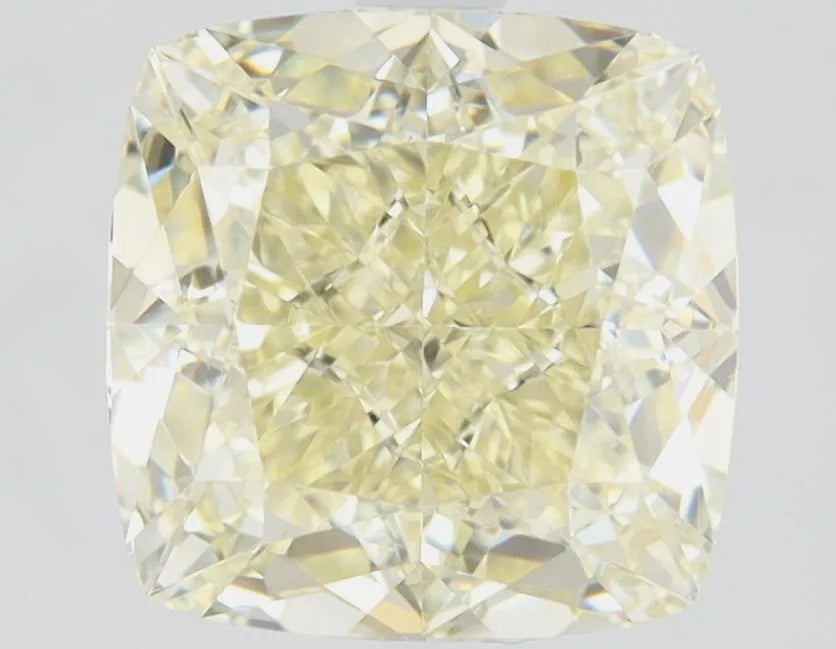 2.04ct Cushion brilliant Natural Diamond (Colour Fancy Light Yellow, Clarity VVS1, GIA Certified)