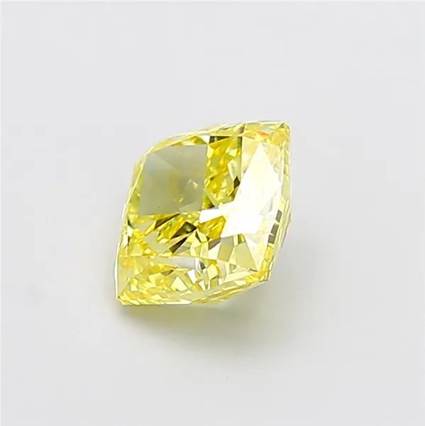 2.04ct Cushion modified Lab Grown Diamond (Colour Fancy Intense Yellow, Clarity VS1, IGI Certified)