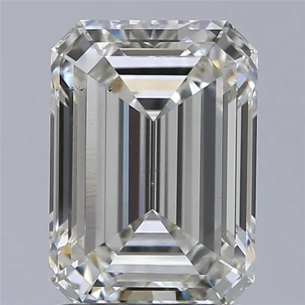 2.04ct Emerald Lab Grown Diamond (Colour G, Clarity VS2, IGI Certified)