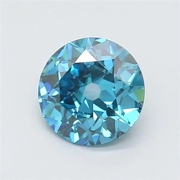 2.04ct European cut Lab Grown Diamond (Colour Fancy Vivid Blue, Clarity VVS2, IGI Certified)