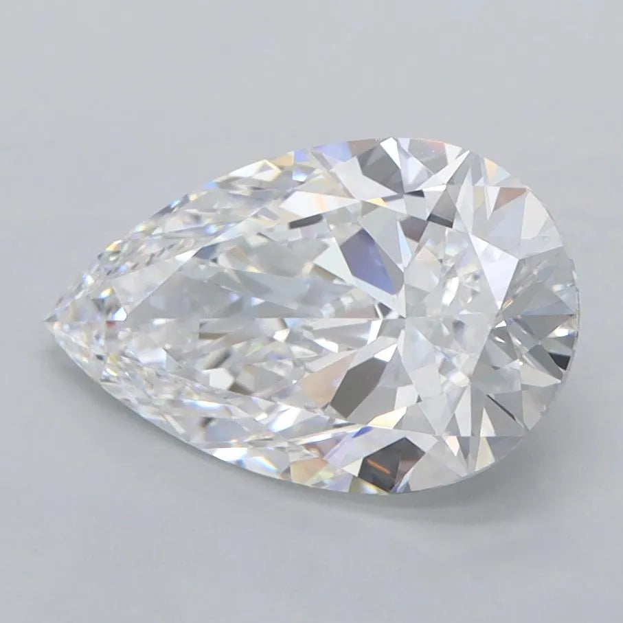 2.04ct Pear Lab Grown Diamond (Colour D, Clarity FL, IGI Certified)