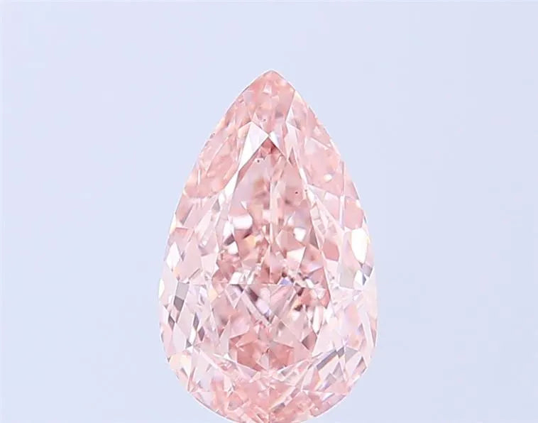 2.04ct Pear Lab Grown Diamond (Colour Fancy Intense Brown Pink, Clarity VS1, IGI Certified)