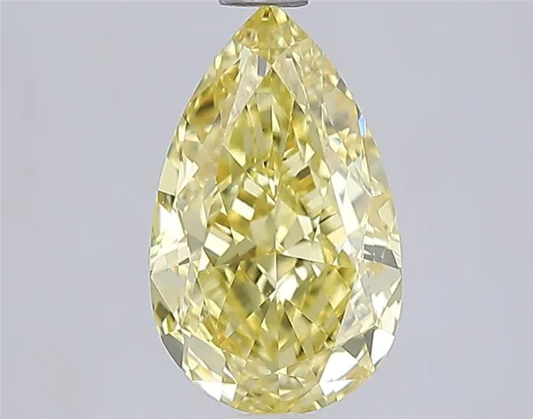 2.04ct Pear Lab Grown Diamond (Colour Fancy Intense Yellow, Clarity VVS2, IGI Certified)