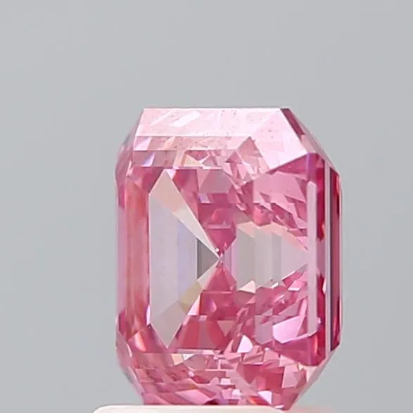 2.04ct Square emerald Lab Grown Diamond (Colour Fancy Vivid Pink, Clarity VVS2, IGI Certified)