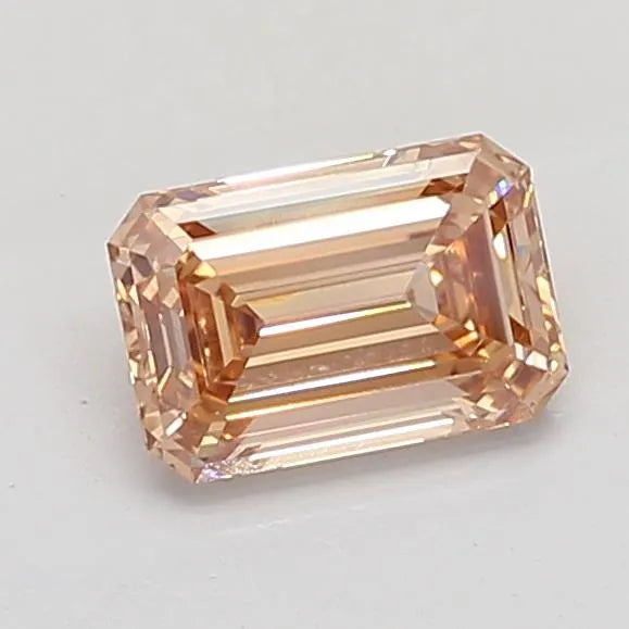 2.05ct Emerald Lab Grown Diamond (Colour Fancy Brown, Clarity VS1, Uncertified)